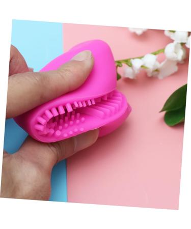 Cabilock Silicone Tool Brush Cleaner Mat Brush Cleaning Pad Brush Washing Mat Makeup Brush Cleaning Tool Heart-shaped Cleaning Supplies 8X8.5cm Rosy - Buy Online on GoSupps.com