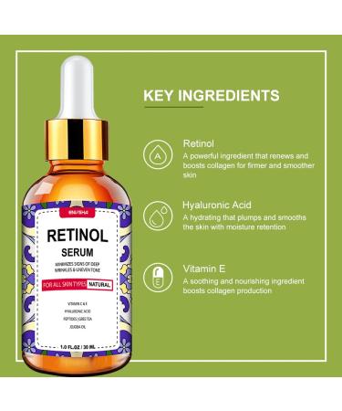 Wumal 2 Pack Serum Set - Vitamin C & Retinol for Firming, Brightening, Hydrating - Day & Night Skincare Solution - Buy Online on GoSupps.com