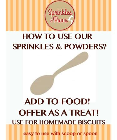SPRINKLES & PAWS Beef Bone Broth and Liver Sprinkles | Dog Food Topper Made in Canada with Beef Liver and Beef Bone Broth in Healthy Powder form | Small Medium Large Breeds | Buddy Bites Natural - Buy Online on GoSupps.com