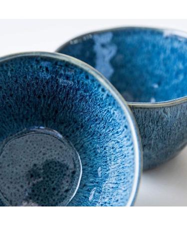 Personality Ramen Household Large Capacity Deep Soup Bowl Retro Creative Dark Blue Irregular Ceramic Tableware Kitchenware - Buy Online on GoSupps.com