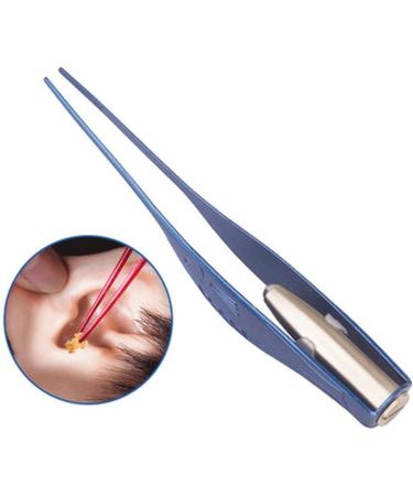 TARVIT Earwax Removal Products Flashlight Clean Tweezers Tool Ear Nose Navel Stainless Steel Tweezers Earwax Removal Care Ears (Color : Green) - Buy Online on GoSupps.com