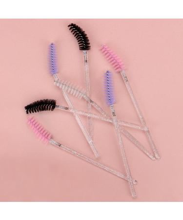 200 Eyelash Brushes Set | Eyelash Extension & Brow Brush Kit | Black Mascara Applicators for Beauty Salon & Home Use - Buy Online on GoSupps.com