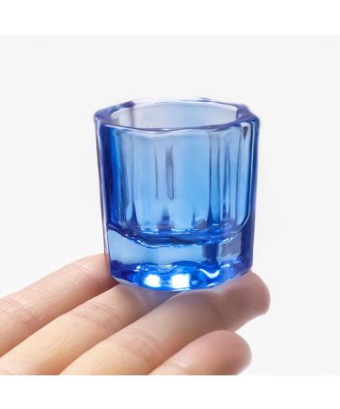 NAUZE 4 Pieces Nail Glass Crystal Cup Professional Make-up Crystal Glass Beauty Cups Nail Art Transparent Cup Tool for Nail Art Manicure Care - Buy Online on GoSupps.com