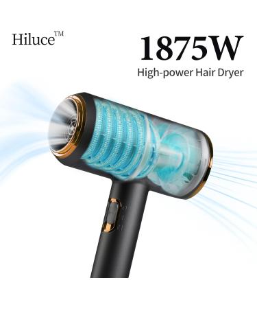 Ionic Hair Dryer with Diffuser - 1875W Professional Fast Drying Low Noise Lightweight Blow Dryer for Damage-Free Hair - Shop Now - Buy Online on GoSupps.com