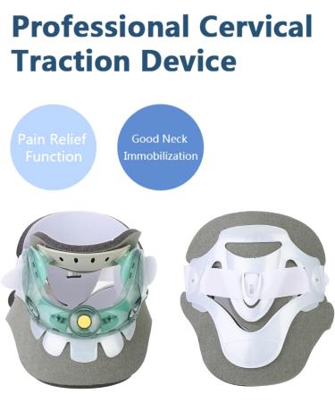 TMXKOOK Sore Throat Adjustable Neck Traction Device - Neck Cloud for Pain Relief & Recovery | International Shipping - Buy Online on GoSupps.com