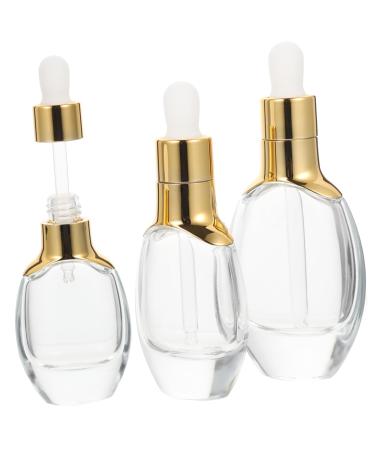 3 Sets Glass Dropper Bottle with Lid Oil Dropper Bottle Pipette Bottle 1 oz Container with Lid Dropper Bottle 1 oz Glass Bottle with Dropper Bottle Travel Body Oil