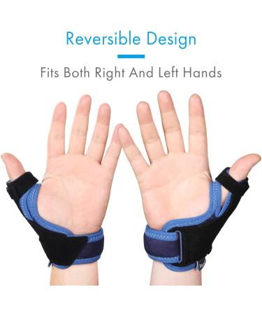 Velpeau Thumb Support Brace - CMC Joint Thumb Splint for Arthritis, Tendonitis, Carpal Tunnel - Small - Buy Online on GoSupps.com