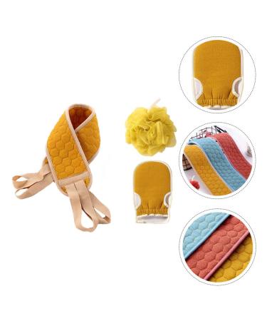 6 Pcs Bath Back-Pulling Towel Set | Long Shower Towels Bath Scrubbers & Washcloths - Premium Bathing Supplies for Ultimate Cleanliness - Buy Online on GoSupps.com