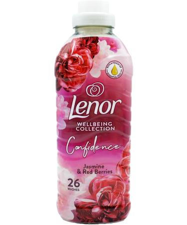 Lenor Fabric Conditioner 26 Washes 858ml Wellbeing Collection Jasmine & Red Berries Scent 4 Bottles Pack + for You: Organza Small Bag - Buy Online on GoSupps.com