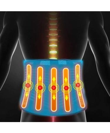 Self-Heating Tourmaline Magnetic Lordosis Support Belt - Pain Relief & Posture Corrector for Men (S-XXL) - International Shipping Available - Buy Online on GoSupps.com
