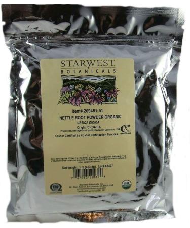 Starwest Botanicals Organic Nettle Root Powder - 1lb | Pure, Premium Quality - Buy Online on GoSupps.com