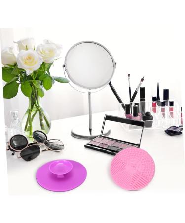 DOITOOL Make up Kit Cleaning Sponge Makeup Cleaning Mat Makeup Washing Tool Silicone Makeup Applicator for Cleaning Exfoliating Body Scrub Scrubber Pink Makeup Brush Makeup Tools 10*10cm Pink - Buy Online on GoSupps.com