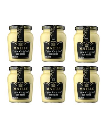 Maille Mustard Dijon Originale No Added Sulfites 7.5 oz 6 Count Dijon Original No Added Sulfites 7.5 Ounce (Pack of 6)