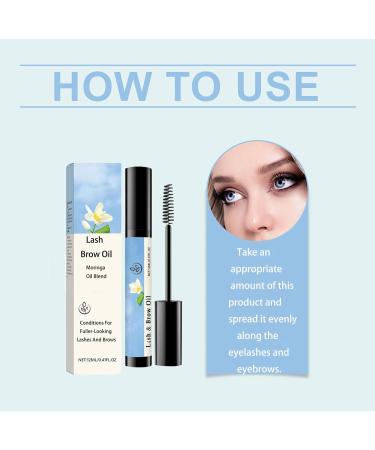  NACGYUDP Eyelash Mascara - Long-lasting natural formula for intensely black smudge-proof and curled eyelashes and eyebrows gentle care for styling eyelashes and eyebrows (1 pc) - Buy Online on GoSupps.com