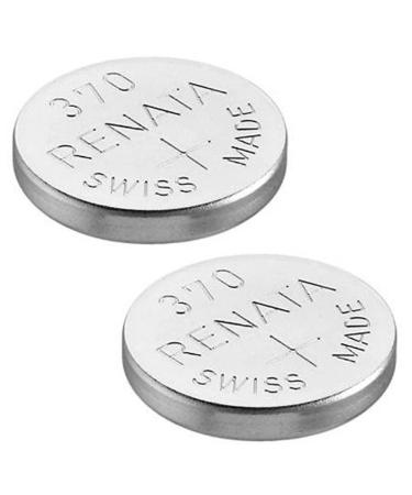 Renata Watch Battery Swiss Made Renata 370 or SR920SW 1.5V (2 Batteries 370 or SR 920 SW)