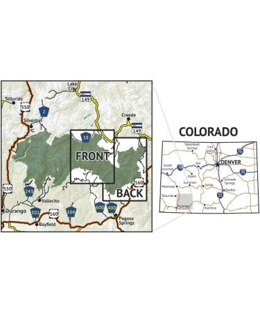 Weminuche Wilderness East Topographic Hiking Map - Colorado Trail Maps (2019) - Buy Online on GoSupps.com