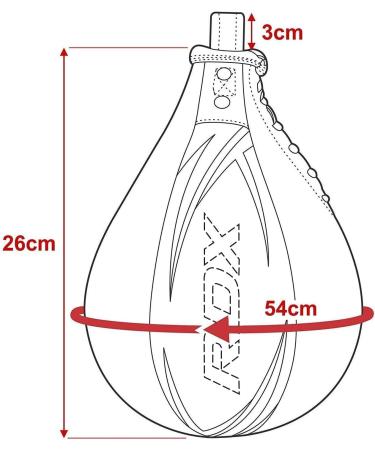 RDX Speed Bag Boxing Ball Kit | Genuine Leather Dodge Striking Set | Heavy Duty Swivel Mount for MMA Muay Thai Punching Fitness Workout | Martial Arts Training Home Gym Equipment Speedball Yellow - Buy Online on GoSupps.com