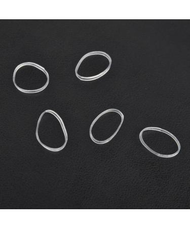 DAEDALUS Clear White Hair Ties - 500 Elastic Ponytail Holders for All Hair Types - Buy Online on GoSupps.com