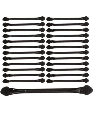 Healeved 25 Pcs Double Ended Eye Shadow Stick Makeup Gadgets Cosmetic Lip Mask Brush Girls Lipstick Lip Balm Accessories for Girls Lipstick Applicator Portable Plastic Products