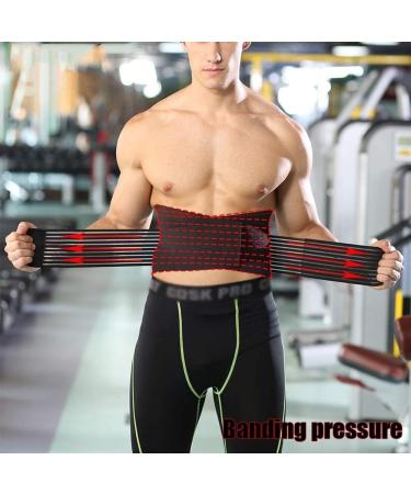 Buy Back Support Belt for Lower Back Pain Relief - Lumbar Support for Men & Women | Ideal for Work Lifting & Gym - Black L - Buy Online on GoSupps.com