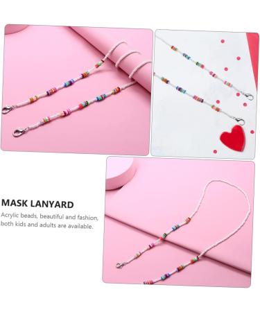 Shop OATIPHO 2pcs Anti-Drop Chain Shot Glasses & Custom Face Mask Lanyard for Kids - Acrylic Decor - Buy Online on GoSupps.com