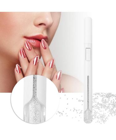 Buy Nail Bullion Pen - 0.8mm Nail Bead Pen with 2800 Steel Balls for Professional & Home Manicure Decoration (Silver) | International Shipping - Buy Online on GoSupps.com