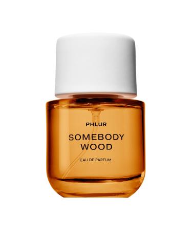 PHLUR Somebody Wood Eau de Parfum - Full Size Perfume for Women & Men Fragrance - Spicy Woody Perfume with Bergamot Lemon Cedarwood Sandalwood Musk & Vanilla (50mL)