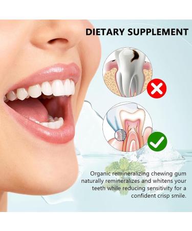 Larineco - Remineralizing Gum Larineco Remineralizing Gum Chewing Gum Organic Larineco Gum All Natural Mint Remineralizing Gum with Nano-Hydroxyapatite Sugar Free (2boxes) - Buy Online on GoSupps.com