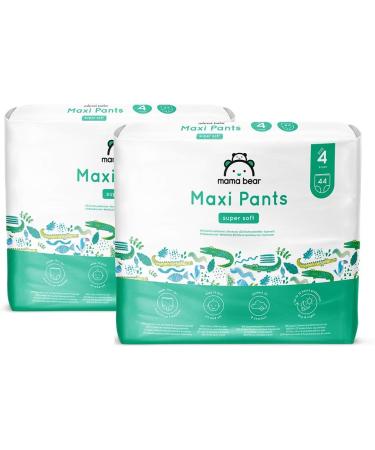 Mama Bear Maxi Diapers Size 4 (8-15kg) - 88 Count | Premium Comfort & Protection - International Shipping Available - Buy Online on GoSupps.com