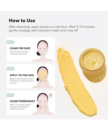 Turmeric Kojic Acid Clay Mask | Vitamin C Kaolin Face Mask for Dull Skin Blackhead & Pore Control - 7.06 OZ - Buy Online on GoSupps.com