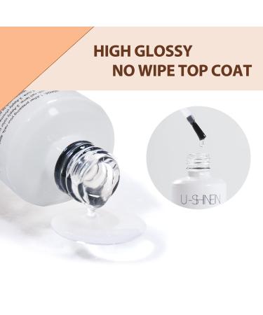 15ml Top Coat for Chrome Nail Powder | No Wipe High Gloss Gel Polish | Long Lasting Soak Off Nail Art | DIY Manicure Color B - Buy Online on GoSupps.com