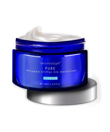 serumtologie PURE Whipped Chiffon Anti Aging Moisturizer for Men & Women | Hypoallergenic | Non Greasy & Fragrance Free | Best for Normal  Oily  Combination & Sensitive Skin | 4.5oz