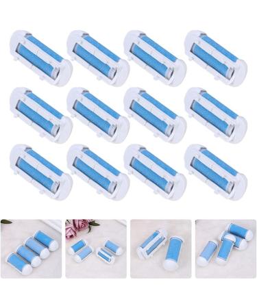 Minkissy 12-Pack Pedicure Replacement Heads | Foot Care Device for Dead Skin Removal | Electronic Foot File Roller Heads & Spare Parts - Buy Online on GoSupps.com