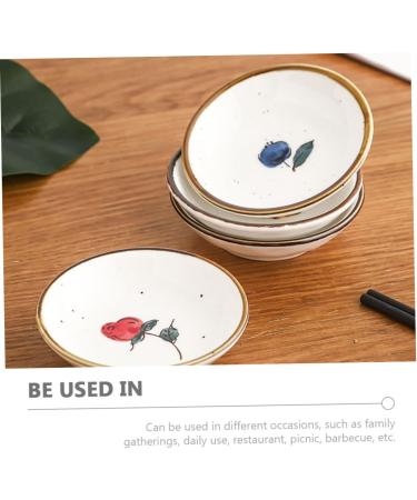 MAGICLULU 8 Pcs Hand-painted Saucer Ceramic Sauce Plate Butter Ketchup Dish Dipping Dishes Ceramic Condiment Dishes Vinegar Bowls Sauce Seasoning Plate White Simple Soy Sauce Rack Ceramics 9.5X9.5X2.5CMx4pcs Whitex4pcs - Buy Online on GoSupps.com