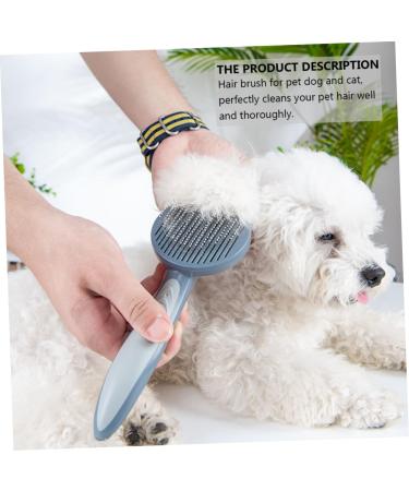IPLUSMILE 3-Part Pet Grooming Brush Tool - Professional Cat Hair Remover & Massaging Comb for Smooth Undercoat | Brief Cleaning | 19.3x7.7x4.9cm - Buy Online on GoSupps.com