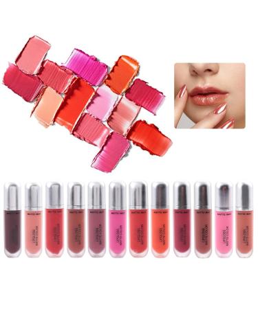 Nourishing Matte Lipgloss - Long Lasting Hydrating Lipstick | Moisturizing Lip Color for All Skin Types - Buy Online on GoSupps.com