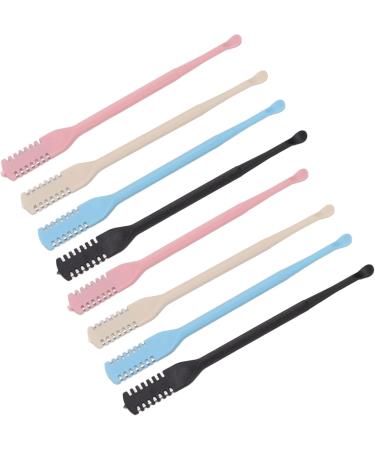 Kikumi 8pcs Double Head Nose Hair Knife Ear Pick Manual Safety Nose Hair Trimmer Ear Scoop - Buy Online on GoSupps.com