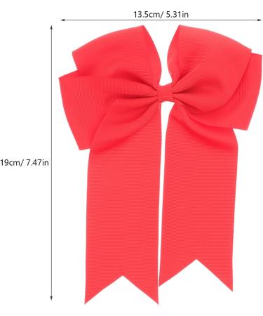 minkissy Women Hairpins Red Ribbon Bow for Hair Girls Hairpin Hair Bow Red Large Red Hair Bow Red Hair Accessories Red Bows Hair Clip Hairclips Bow Hairpin Decorate Bright Red Metal Women's - Buy Online on GoSupps.com