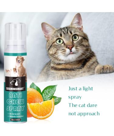 SEGMINISMART Anti-Scratch Training Spray for Cats and Dogs - Protect Plants, Furniture, Floors - Cat Deterrent - Buy Online on GoSupps.com