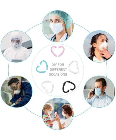 5 Pairs Silicone Mask Ear Protectors - Multicolor Ear Savers for Adults & Kids - Buy Online on GoSupps.com