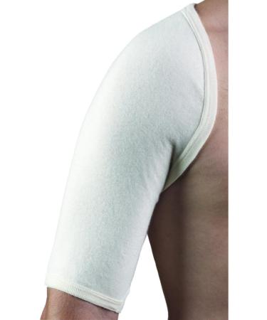 OTC Shoulder Warmer for Arthritis Relief - Angora Fabric White Large - Buy Online on GoSupps.com