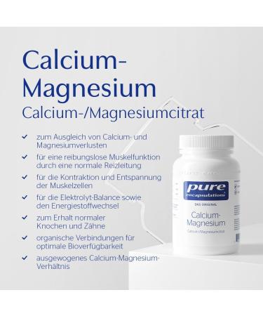 Pure Encapsulations Calcium-Magnesium Citrate - Well-Tolerated Boost for Bone Health - 90 Veg Capsules - International Shipping Available - Buy Online on GoSupps.com