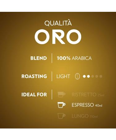 Buy Lavazza Qualit Oro Coffee Capsules - 10 Nespresso Compatible Arabica Beans with Fruity-Floral Taste | International Shipping - Buy Online on GoSupps.com