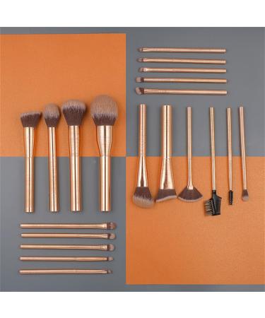 Spot Rose Gold Brushed 20 Makeup Brush Set | Essential Eyeshadow Blush & Highlighter Tools for Beginners - International Shipping Available - Buy Online on GoSupps.com