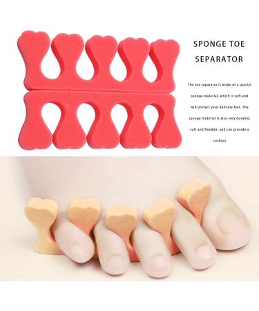 Guangcailun Toe Separator & Nail Divider Tool - Art Fo Divider & Manicure Sponge - 1 Pair Purple - Salon Supplies for Perfect Nails - Buy Online on GoSupps.com