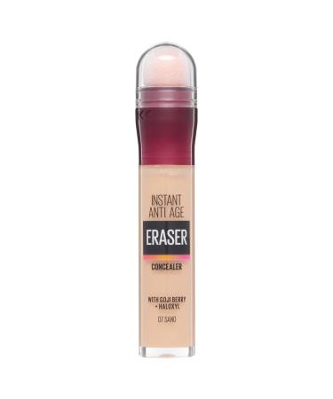 Maybelline Instant Anti Age Eraser Eye Concealer Dark Circles and Blemish Concealer Ultra Blendable Formula 07 Sand 07 Sand 6.8 ml (Pack of 1)