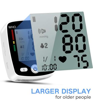 Buy CK-W355 Wrist Blood Pressure Monitor - Automatic Blood Pressure Kit with 90 Readings Memory Dual User Support Large Display - Ideal for Home Use - Buy Online on GoSupps.com
