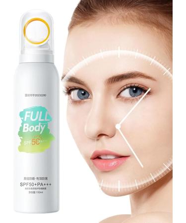 Sunscreen Spray SPF 50 Hydrating Sun Protection Facial Sunscreen 50ml Sport Sunscreen Suntan Lotion Sunblock Spray | Portable Sun Protection Non-Greasy Sunblock Cream For Women Men - Buy Online on GoSupps.com