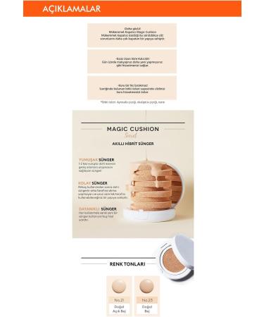 MISSHA M Magic Cushion Cover Lasting Refill (No. 21 Light Beige) - Buy Online on GoSupps.com