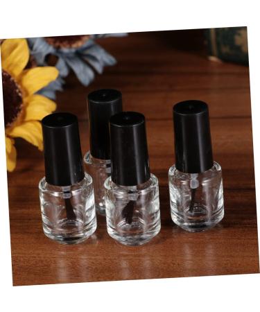  Mikinona Mikinona Set of 20 x 5ml Glass Nail Polish Bottles with Black Brush for Oil Reusable and Reconditioned - Buy Online on GoSupps.com